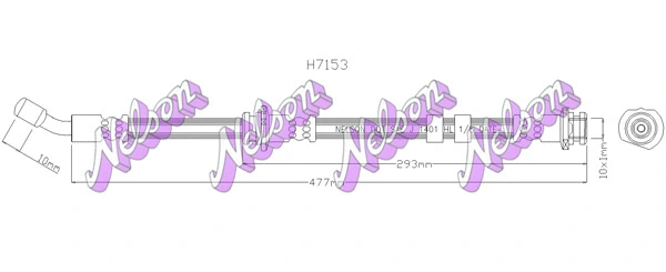 Brake Hose (H7153)