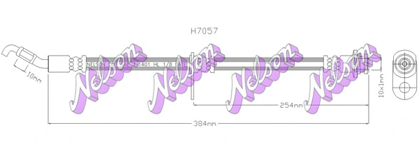 Brake Hose (H7057)