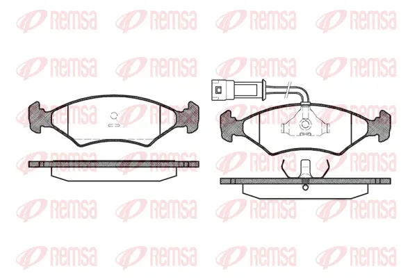 Brake Pad Set, disc brake (0119 22)
