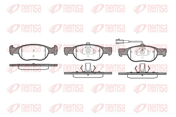 Brake Pad Set, disc brake (0588 31)