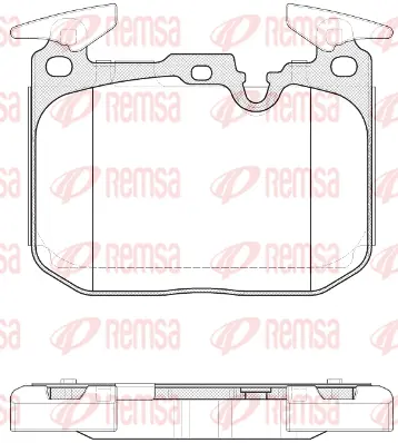 Brake Pad Set, disc brake (1491 10)