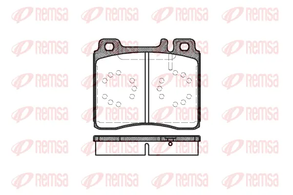 Brake Pad Set, disc brake (0420 00)