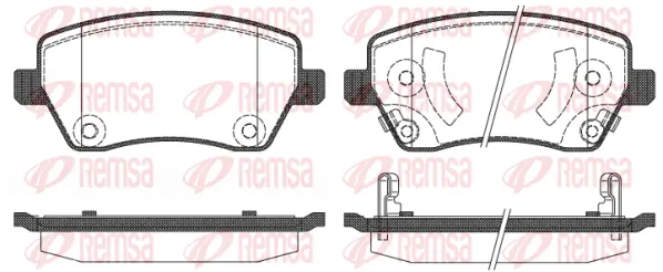 Brake Pad Set, disc brake (0987 02)