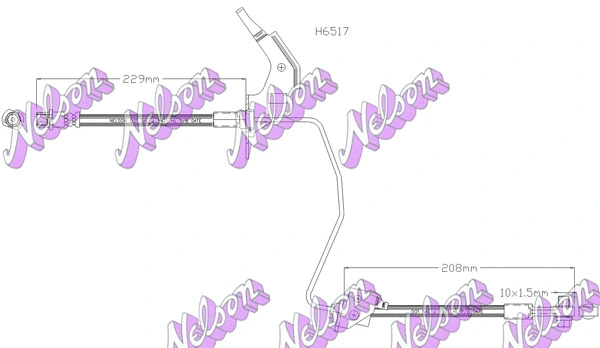 Brake Hose (H6517)