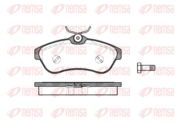 Brake Pad Set, disc brake (0880 00)