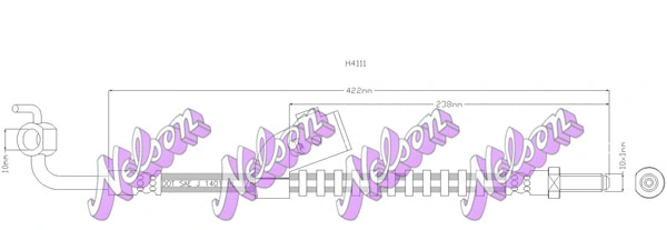 Brake Hose (H4111)