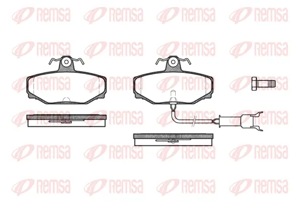 Brake Pad Set, disc brake (0304 12)
