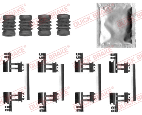 Accessory Kit, disc brake pad (109-0027)