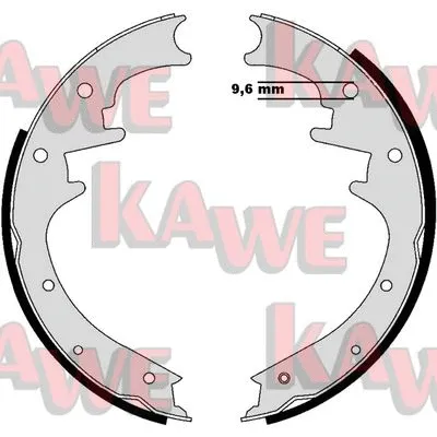Brake Shoe Set (08990)