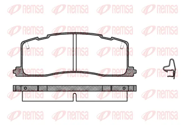 Brake Pad Set, disc brake (0367 00)