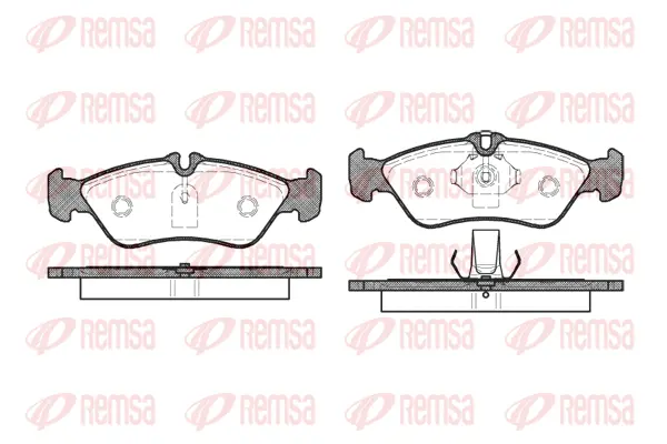 Brake Pad Set, disc brake (0580 00)