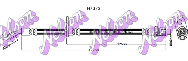 Brake Hose (H7373)
