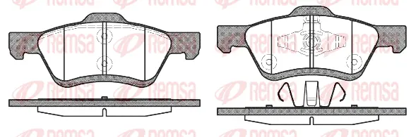 Brake Pad Set, disc brake (1124 00)