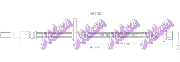 Brake Hose (H6852)
