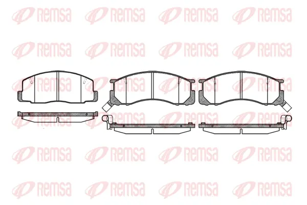 Brake Pad Set, disc brake (0306 22)