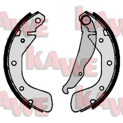 Brake Shoe Set (06790)