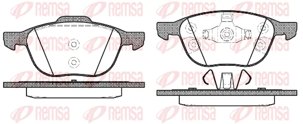 Brake Pad Set, disc brake (1082 30)