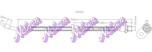 Brake Hose (H4416)