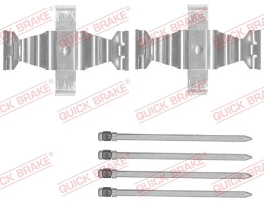 Accessory Kit, disc brake pad (109-1829)