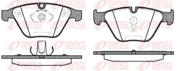 Brake Pad Set, disc brake (0857 30)