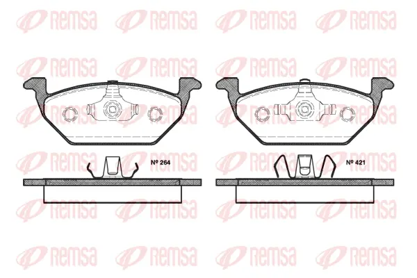 Brake Pad Set, disc brake (0633 20)