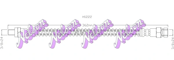 Brake Hose (H1222)
