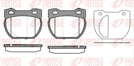 Brake Pad Set, disc brake (0584 20)