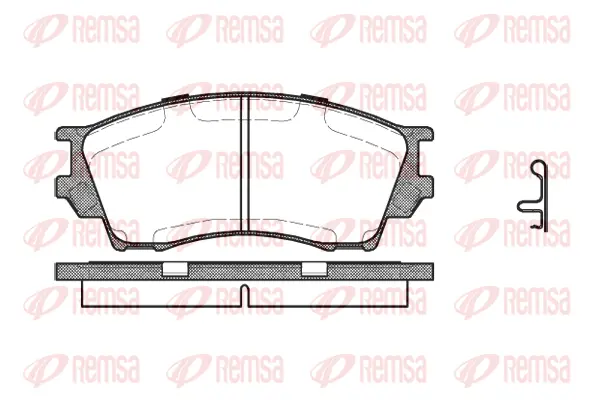 Brake Pad Set, disc brake (0491 00)