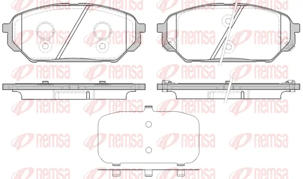 Brake Pad Set, disc brake (1322 12)