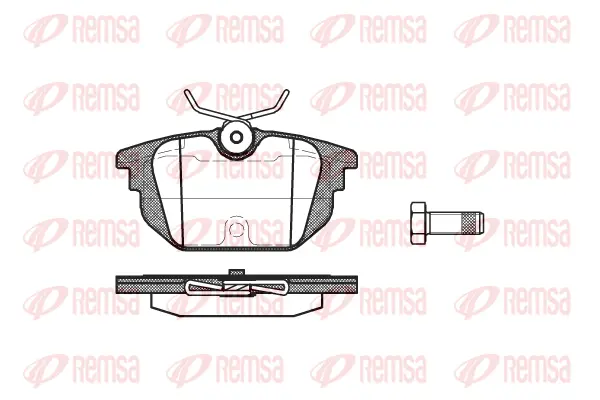Brake Pad Set, disc brake (0692 00)