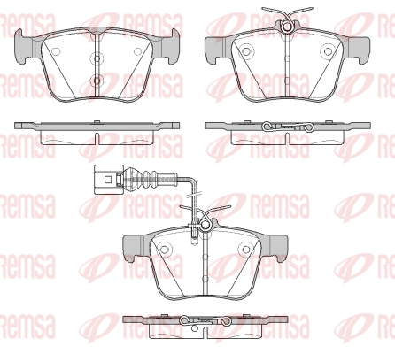 Brake Pad Set, disc brake (1516 11)