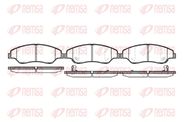 Brake Pad Set, disc brake (0739 02)