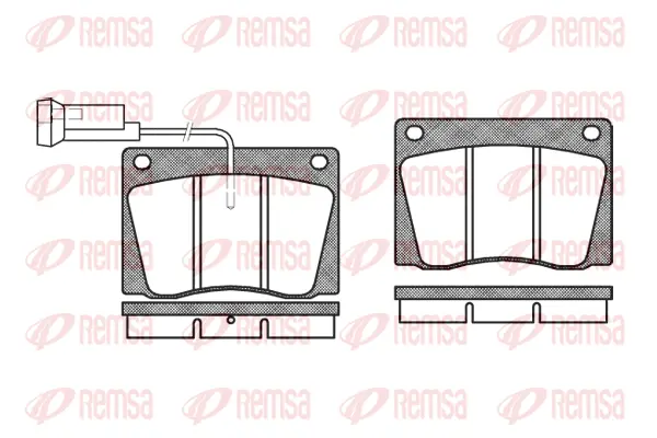 Brake Pad Set, disc brake (0037 02)