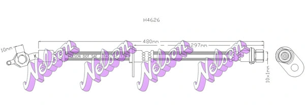 Brake Hose (H4626)
