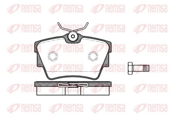 Brake Pad Set, disc brake (0591 10)