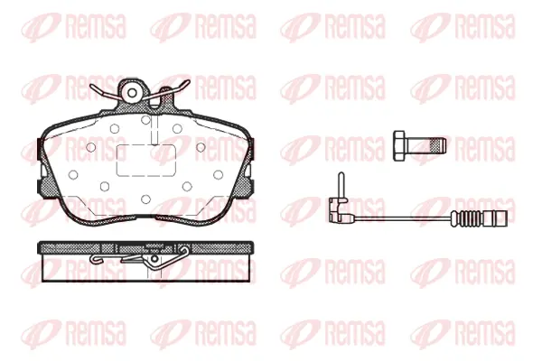 Brake Pad Set, disc brake (0445 02)