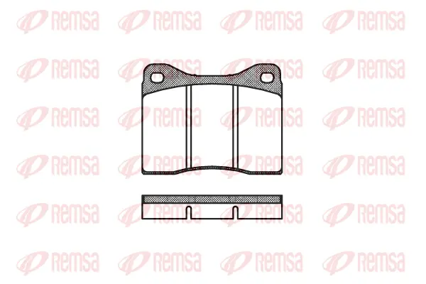 Brake Pad Set, disc brake (0011 00)