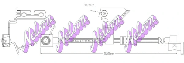 Brake Hose (H4942)