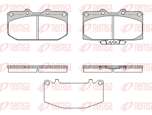 Brake Pad Set, disc brake (0599 32)