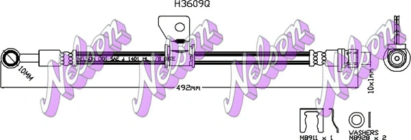 Brake Hose (H3609Q)