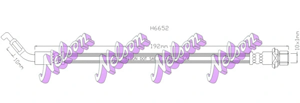 Brake Hose (H6652)