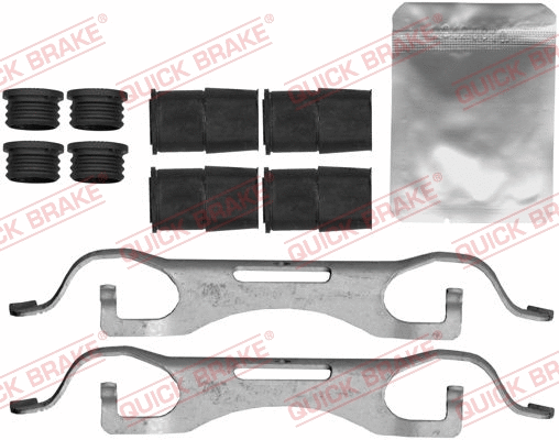 Accessory Kit, disc brake pad (109-1887)