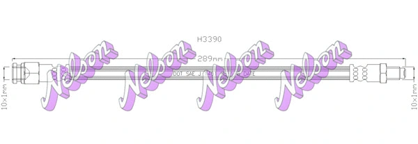 Brake Hose (H3390)