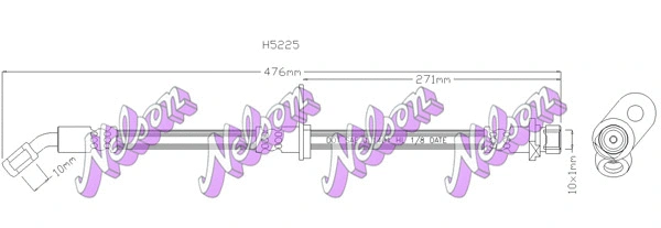 Brake Hose (H5225)