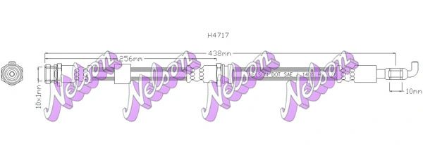 Brake Hose (H4717)
