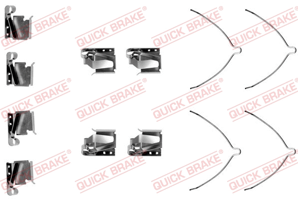 Accessory Kit, disc brake pad (109-1269)