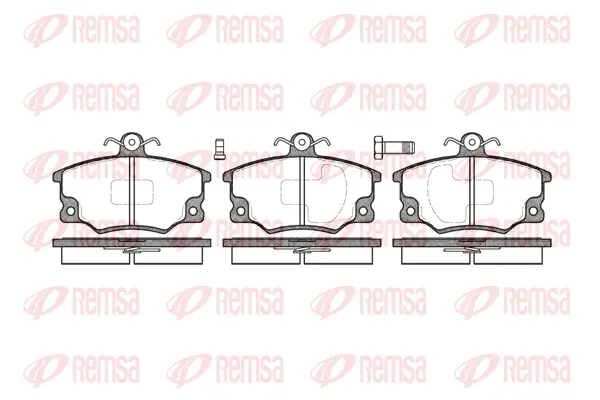 Brake Pad Set, disc brake (0146 80)
