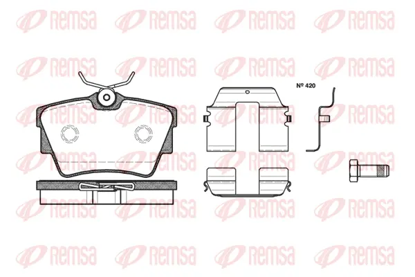 Brake Pad Set, disc brake (0591 20)