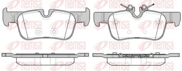 Brake Pad Set, disc brake (1573 00)