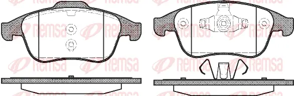 Brake Pad Set, disc brake (1389 00)